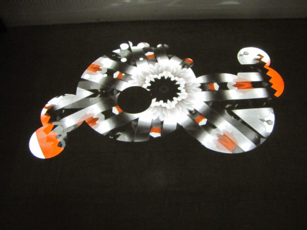Detail of Video Projection from Elliott Earls
