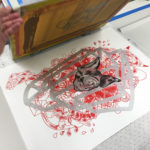 On press