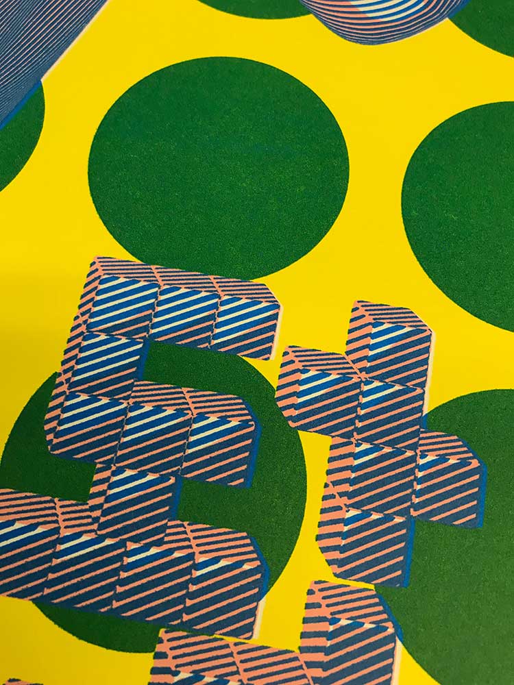 Prints in the drying rack