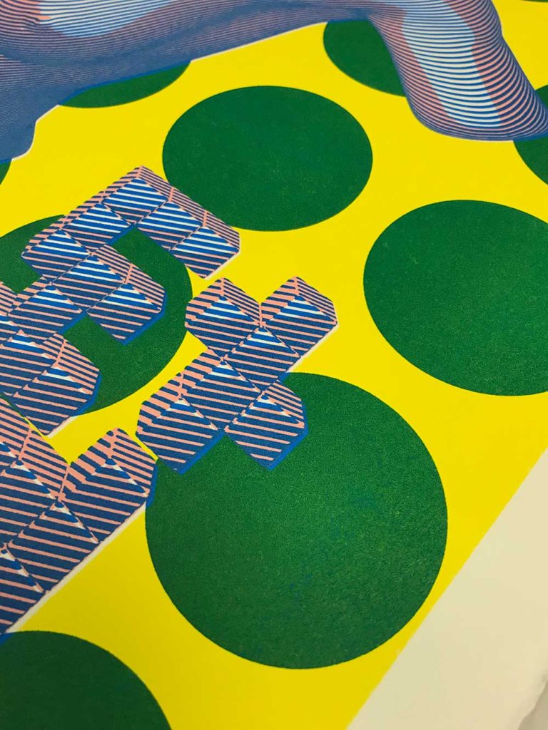 Prints in the drying rack