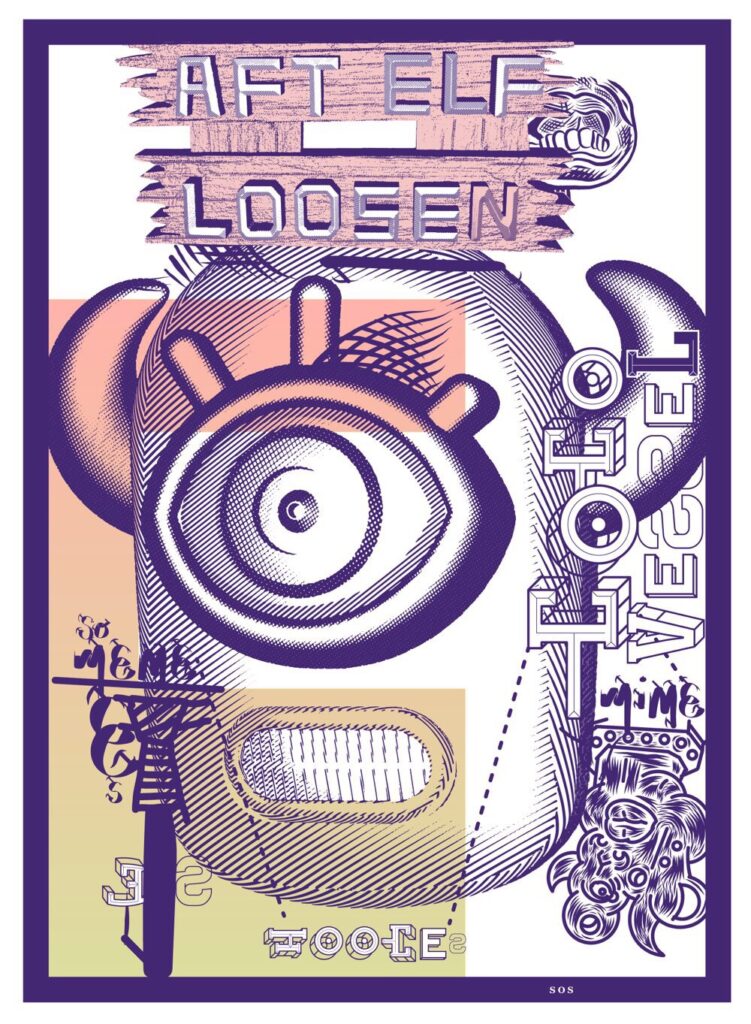 “Aft Elf Loosen (S.O.S)” December 2018 Limited Edition Print by Elliott Earls