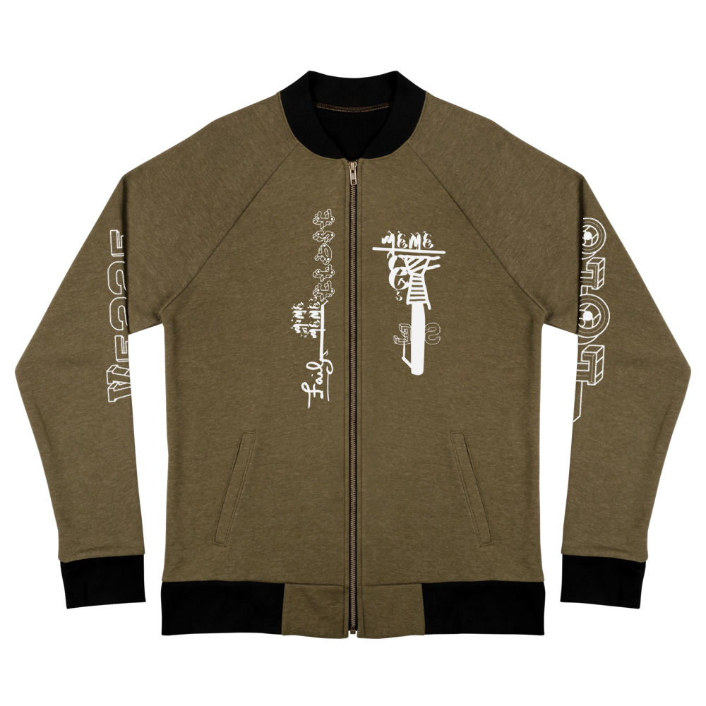 Collect The”Fragments” Bomber Jacket by Elliott Earls