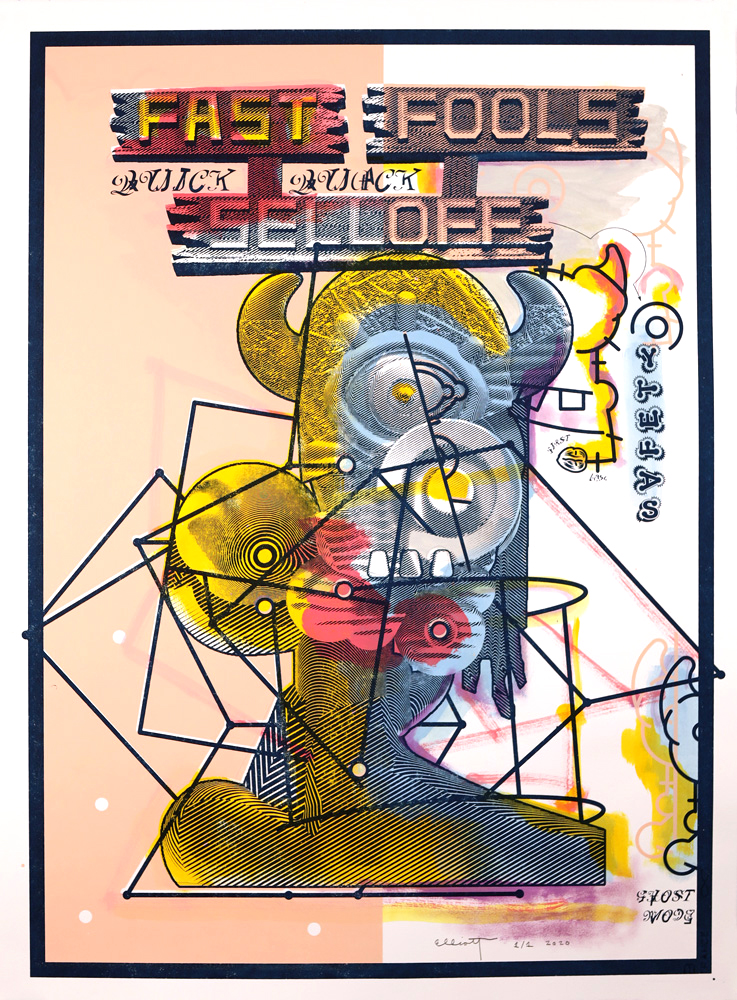 Hand-Painted Limited Edition Prints by Elliott Earls for September 2020