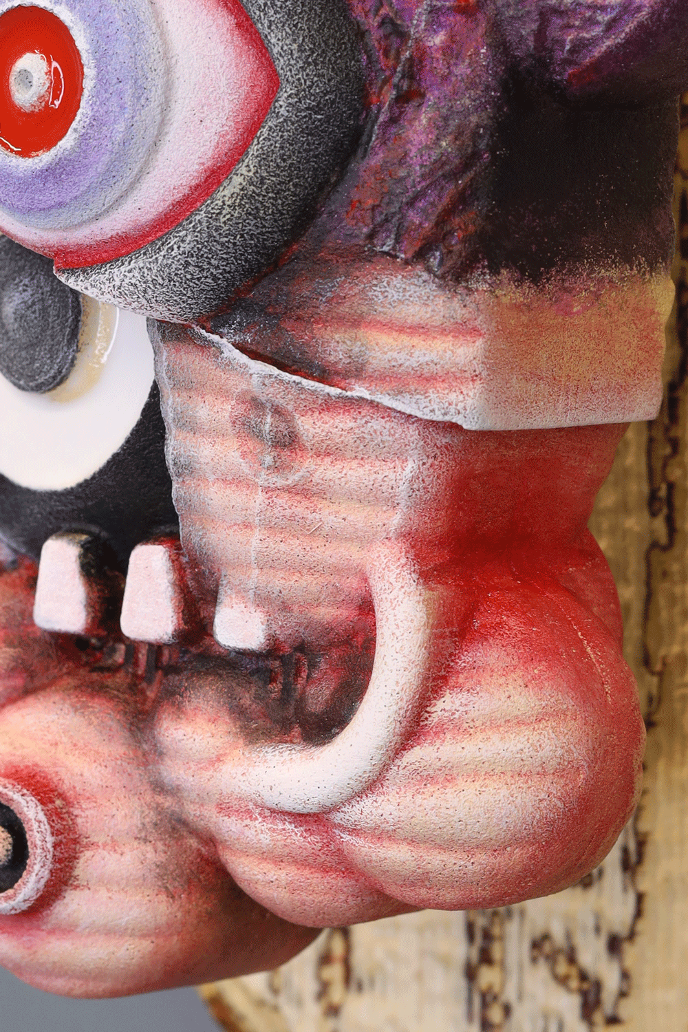 Detail View of Elliott Earls September Figurine Sculpture