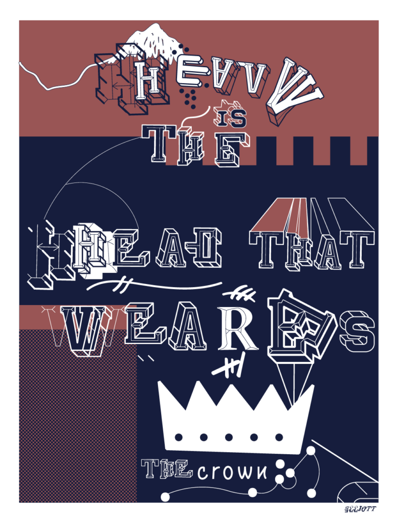 “Heavy Is The Head That Wears The Crown (002)” by Elliott Earls