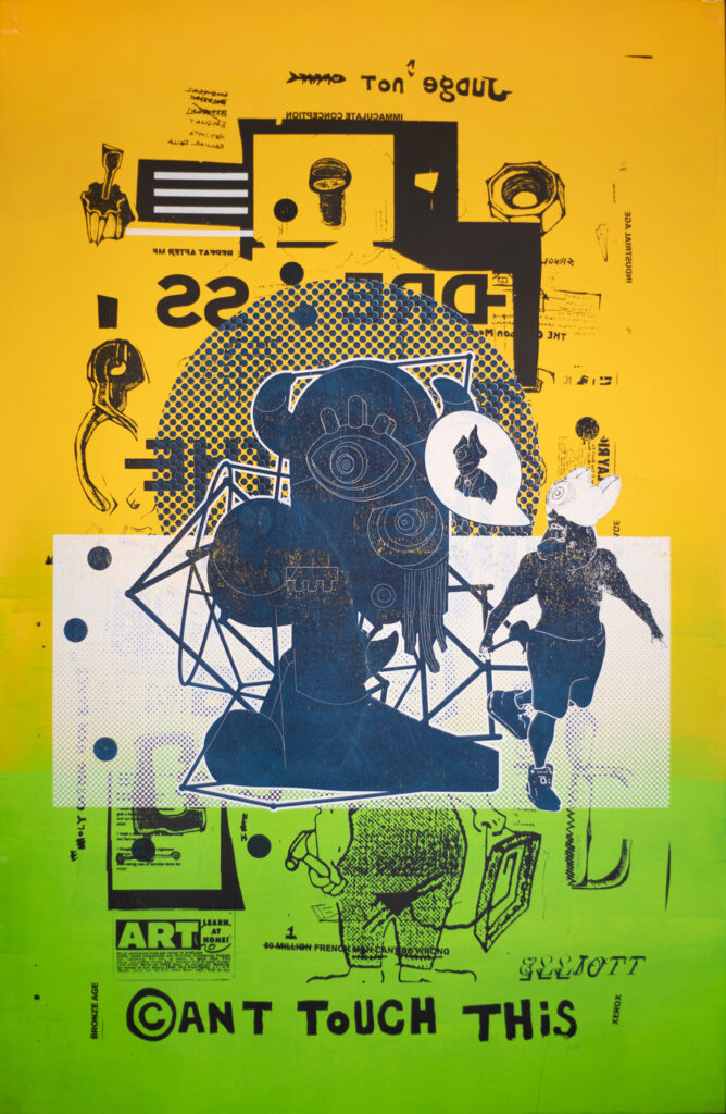 “Dress Like The Boss” Limited Edition Hand-Painted Print for April 2021 by Elliott Earls