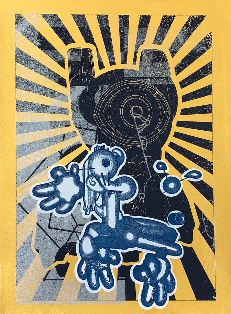 “Disassociation 002” Print By Elliott Earls