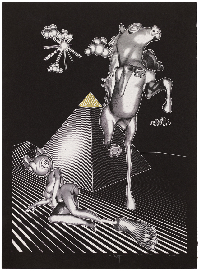 “Landscape of the Mind 6” Timed Edition for November 18, 2021 2021 by Elliott Earls