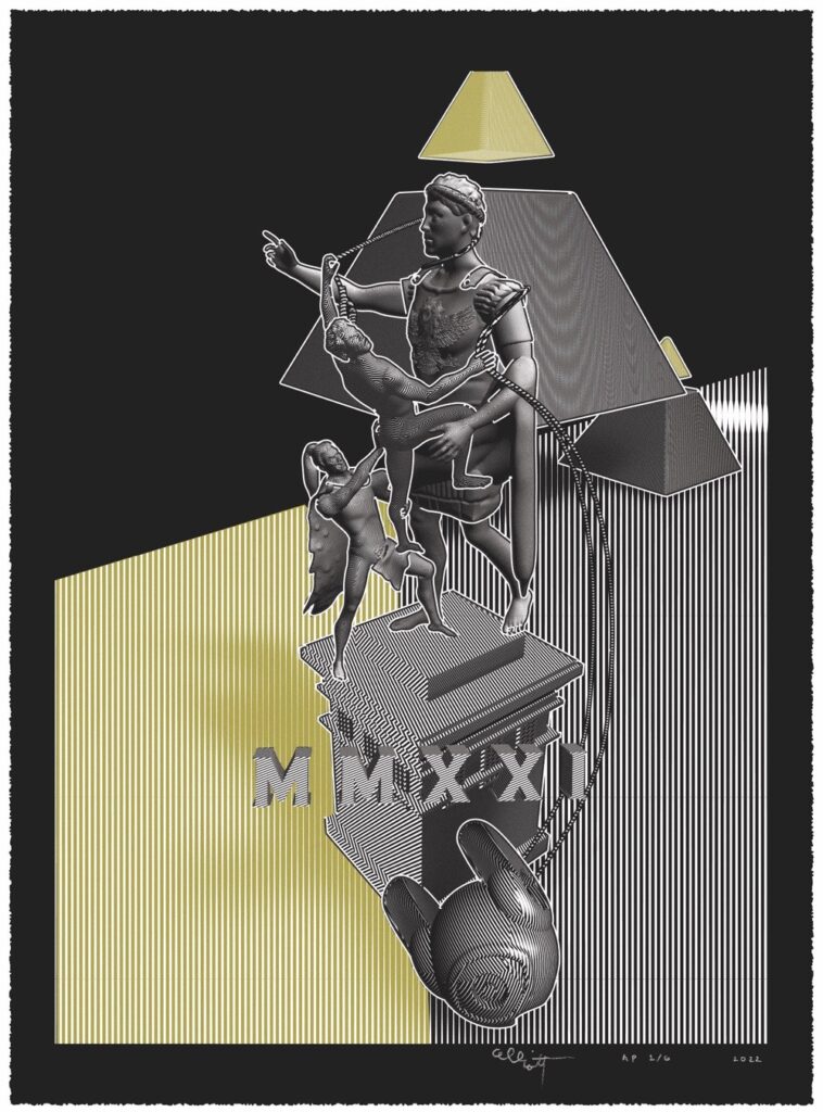 “Visigoths Sack Rome MMXXI – Landscape of the Mind 11” Timed Edition for February 4, 2022 2021 by Elliott Earls