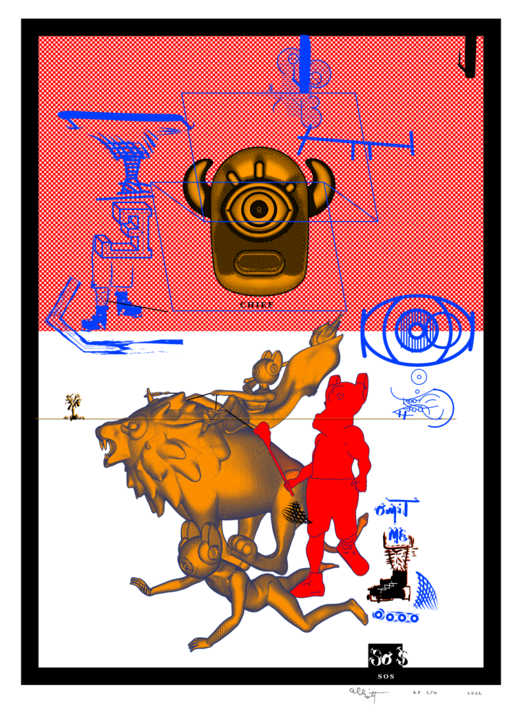 “Omit Me” Limited Edition Print for May 2022 by Elliott Earls